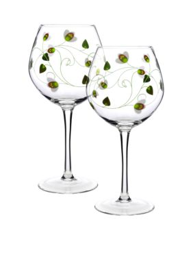 Luigi Bormioli Set of 2 Green Balloons - Online Only