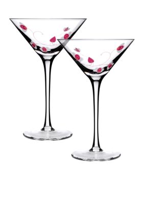 Luigi Bormioli Set of 2 Pink Cocktails - Online Only