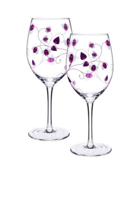 Luigi Bormioli Set of 2 Purple All Purpose - Online Only
