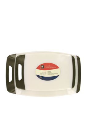 Cuisine de France Set of 2 White Poly Cutting Board