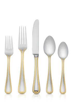 Lenox Vintage Jewel 5-piece Gold Flatware Set