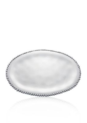Lenox Organics Bead Oval Tray - Online Only