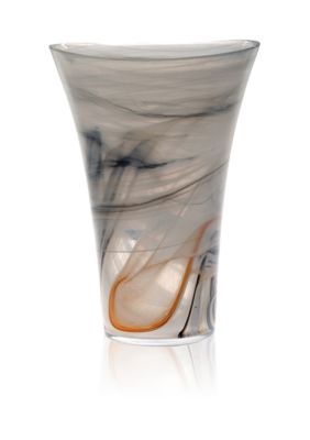 Alabaster Glass Taupe Taupe Large Vase