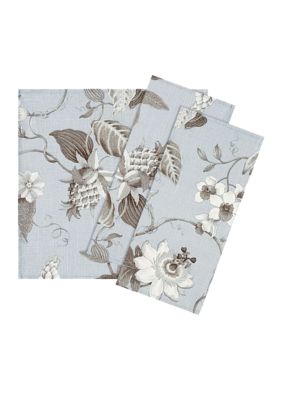 Vietri Floral Light Blue Napkin