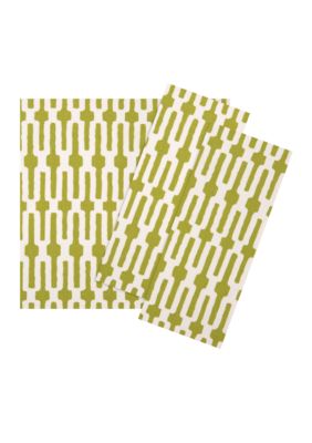 Vietri Lime Green Links Napkin