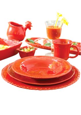 Vietri Bellezza Tomato Red