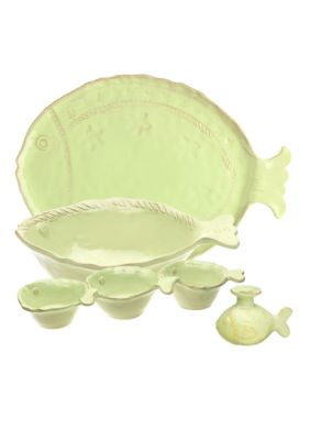 Vietri Bellezza Fish Celadon