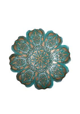 Vietri Damask Glass Medium Bowl
