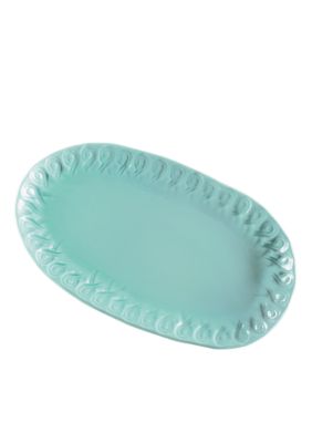 Incanto Aqua Curl Small Oval Platter