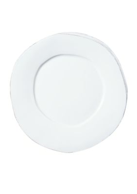 Lastra White Dinner Plate