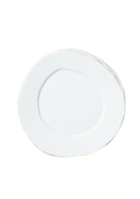 Lastra White Salad Plate