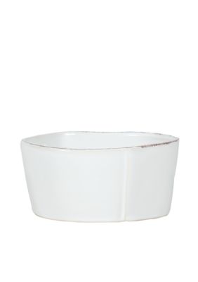 Lastra White Medium Serving Bowl