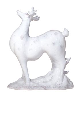 Reindeer Centerpiece 13-in. L x 7-in. W x 16.25-in. H
