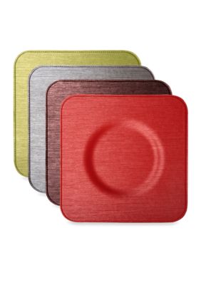 Vietri Textured Shimmer Chargers