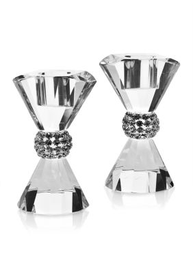 Godinger Pageant 3.5-in. Candlestick Pair - Online Only