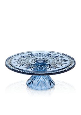 Godinger Dublin Blue Footed Cake Plate
