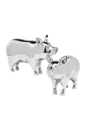 Godinger Pig Salt & Pepper Shakers