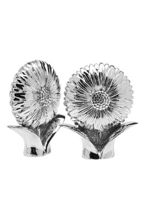 Godinger Flower Salt & Pepper Shakers