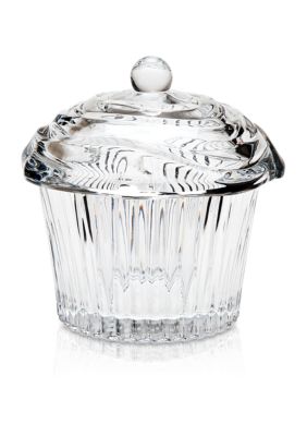 Godinger Crystal Cupcake Box