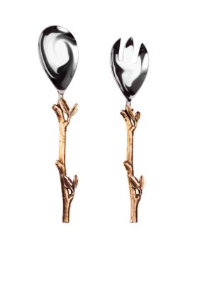 Godinger Gold Leaf Salad Set - Online Only 