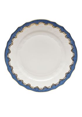 Fishscale Blue Dinner Plate