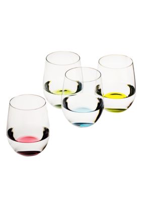 Riedel Happy O Stemless Wine Glass Tumbler 4 Piece Set - Online Only