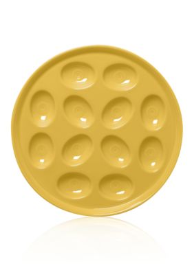Sunflower Egg Plate