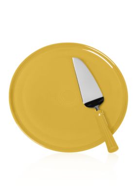 Sunflower Cake Plate