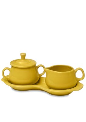 Sunflower Sugar/Cream Tray Set