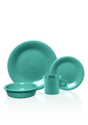 Turquoise 4pc place setting