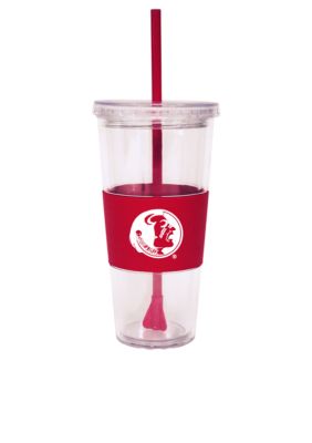 Boelter FSU Tumbler with Lid and Straw