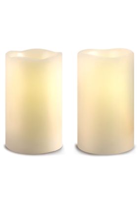 2pc LED Flameless Candle with Timer