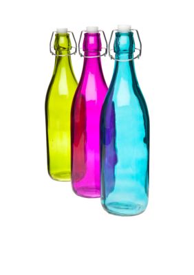 Home Accents Glass Water Bottle