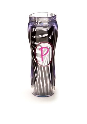 Home Accents&reg; Zebra Monogram Travel Tumbler