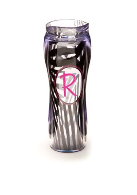 Home Accents Zebra Monogram Travel Tumbler