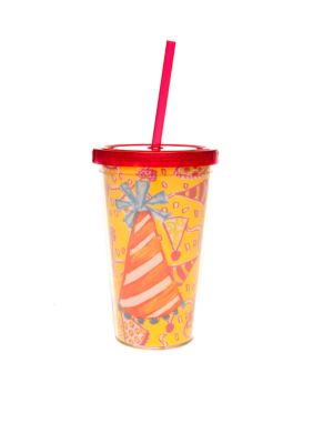 Home Accents Happy Birthday Party Hat 16-oz. Tumbler