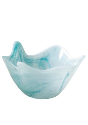 Home Accents Small Blue Scallop Bowl - Online Only