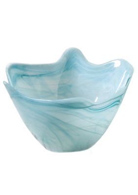 Home Accents Medium Blue Scallop Bowl - Online Only
