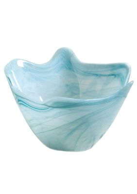 Home Accents Large Blue Scallop Bowl - Online Only