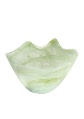 Home Accents Large Green Scallop Bowl - Online Only