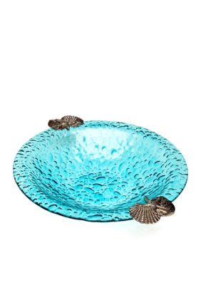 Home Accents Blue Bubble Large Bowl