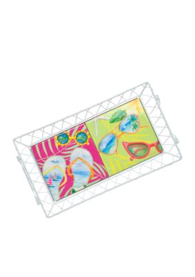 Home Accents Fun in the Sun Ceramic Serving Tray