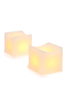 inglow 2-pack Mini Hurrican Vanilla Flameless Candles
