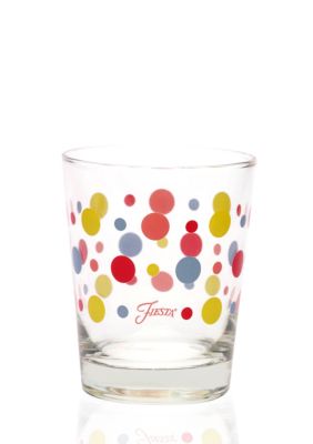 Fiesta Dot Double Old Fashioned Glass