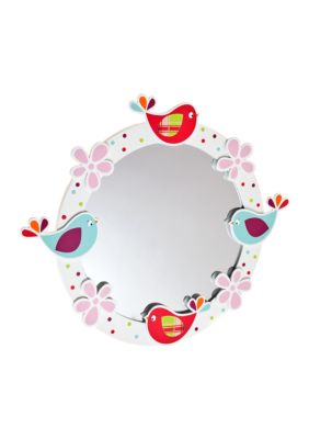 J Khaki Love Dove Decor Mirror
