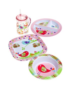 J Khaki Love Dove Kid's Dinnerware 