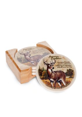 American Expedition Deer Coasters