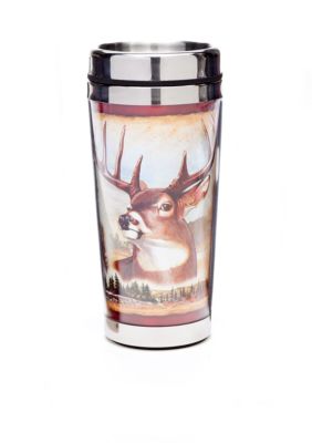 American Expedition Deer 16-oz. Steel Travel Mug