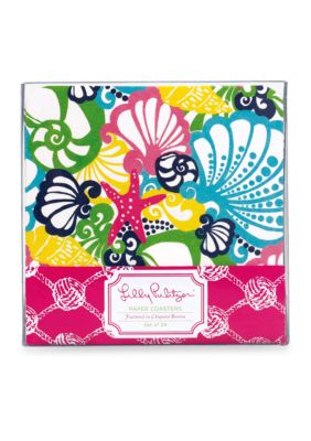 Lilly Pulitzer Paper Coasters Chiquita Bonita
