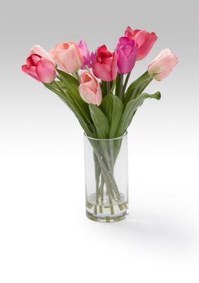 Home Accents&reg; Large Tulips in Water